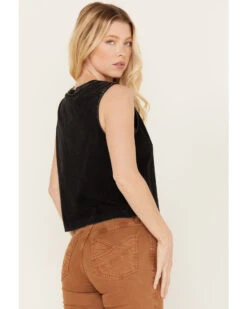 White Crow Women's Yeehaw Americana Cropped Graphic Tank 7 White Crow Women's Yeehaw Americana Cropped Graphic Tank -Western Cowboy Clothing Shop 2000388269 001 P4