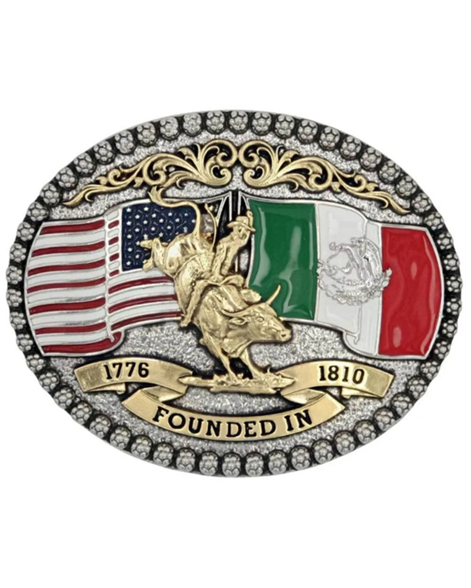 Montana Silversmiths Men's Independence Founded Attitude Buckle 1 Montana Silversmiths Men's Independence Founded Attitude Buckle