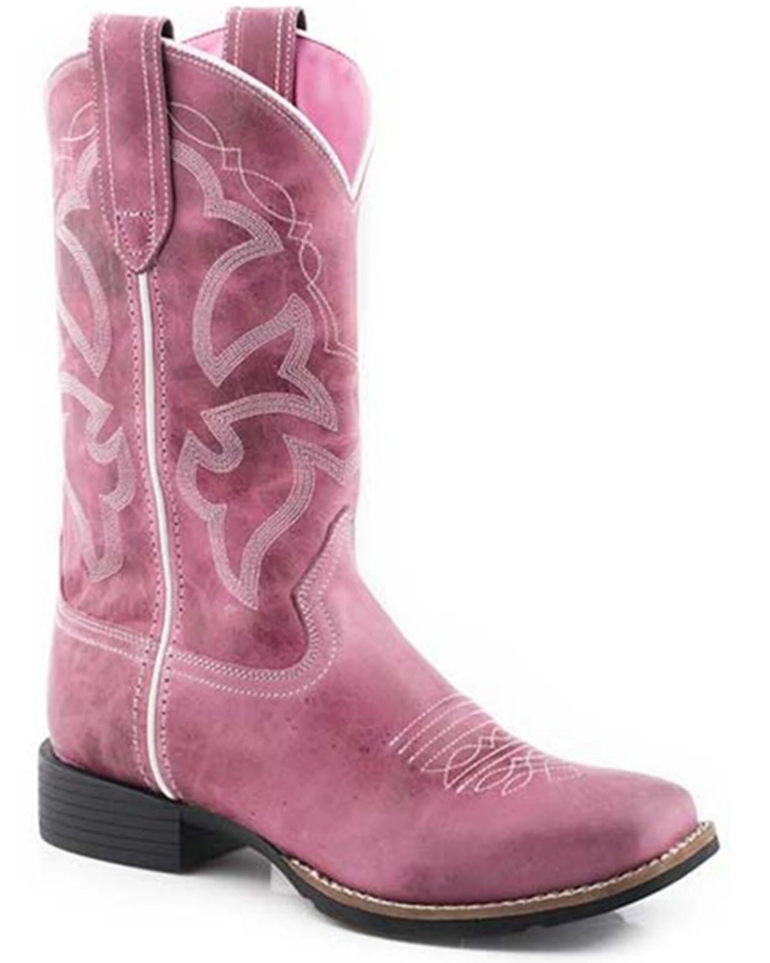 Roper Little Girls' Monterey Western Boots - Square Toe 1 Roper Little Girls' Monterey Western Boots - Square Toe