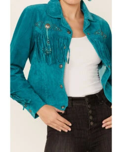 Scully Fringe & Beaded Boar Suede Leather Jacket -Western Cowboy Clothing Shop 225958 64 P2