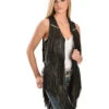Kobler Leather Women's Yucaipa Fringe & Rhinestone Leather Vest