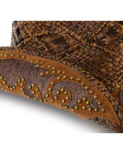 Shyanne® Women's Embellished Brim Straw Hat -Western Cowboy Clothing Shop 281CK1 41 D2