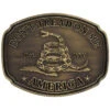 Montana Silversmiths Men's Don't Tread On Me Attitude Buckle
